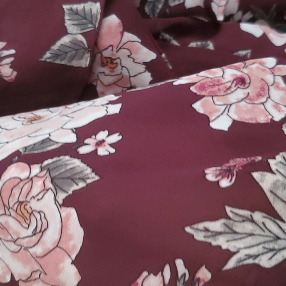 Torrid's Mini Challis Cold Shoulder Trapeze Dress - Picture 7 of 16